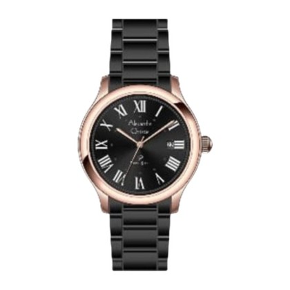 Alexandre Christie ALCW1042LDFBRBA Date Function Stainless Steel Strap Analog Women Watch